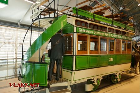 London Transport Museum: animální tramvajový vůz (Stephenson, NY 1882), 12. 6. 2022 © Libor Peltan