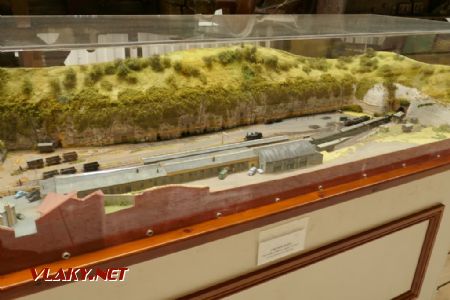 Havenstreet/muzeum: model zrušeného skalního nádraží ve Ventnoru, 18. 6. 2022 © Libor Peltan 