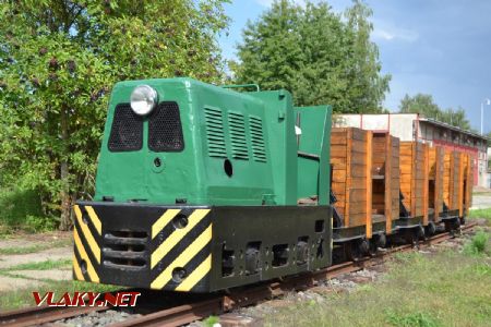 26.8.2017 - Turnov: Úzkorozchodná lokomotiva BN15R v turnovském depu © Hynek Posselt