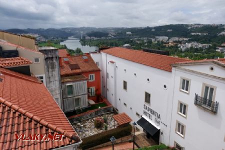 Coimbra, pohled od univerzity na řeku Mondego, 9.6.2023, Tomáš Kraus