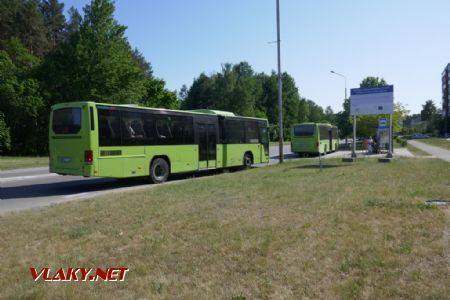 Visaginas: autobusy MHD, 11. 6. 2023 © Libor Peltan