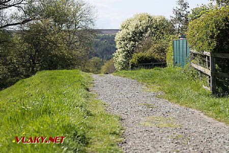 Goathland Incline, miesto bývalej pozemnej lanovky na trase Goathland-Grosmont; máj 2023 © Tomáš Votava