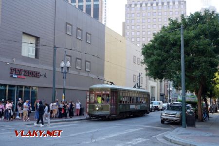 New Orleans, Carondelet St., tramvaj č. 934 z r. 1923-4, 18.10.2023 © Jiří Mazal