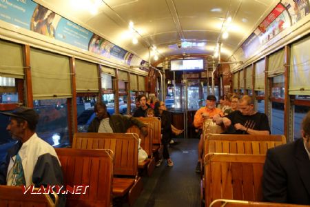 Interiér tramvaje série 900 z r. 1923-4, 18.10.2023 © Jiří Mazal