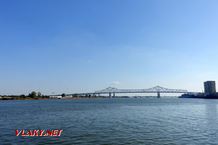 New Orleans z Mississippi, most Crescent City Connection Bridge, 18.10.2023 © Jiří Mazal