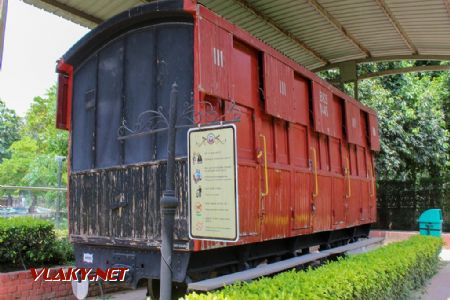 3.9.2023, úzkorozchodný vozeň v železničnom múzeu v Novom Dilí ©Alex Michelčík