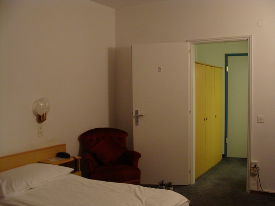 12.8.2008 - Lugáno: Ubytovanie v hoteli v južnom Švajčiarsku v kantóne Ticino © Martin Kóňa