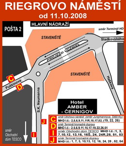 Zastávka Hlavní nádraží od 11.10.2008 na stránkách DPMHK - ZOBRAZ!