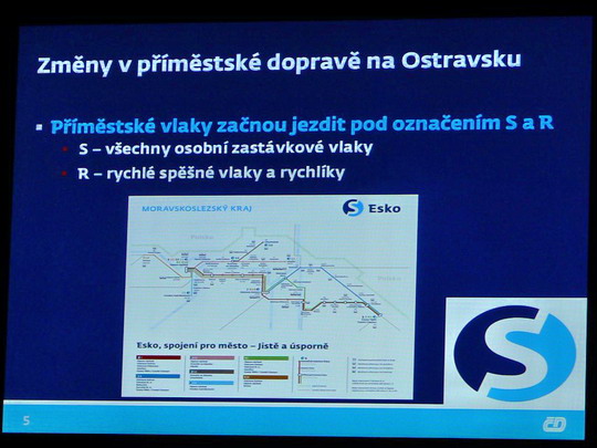 Moravskoslezské "esko" při prezentaci na ostravské tiskovce dne 27.11.2008 © Karel Furiš