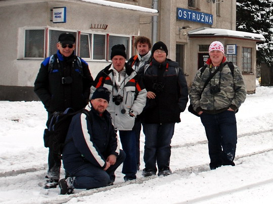 17.01.2009 - Ostružná: Zbyněk, Radek, Karel, Martin, Jakub a Josef © Radek Hořínek