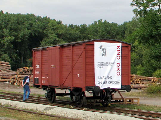 07.09.2008 - Opočno pod O.h.: Z 1-15724 jako vagónové "Kino Oko" © PhDr. Zbyněk Zlinský