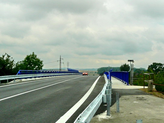 Nový most ve Studénce dne 6.8.2009 © Karel Furiš