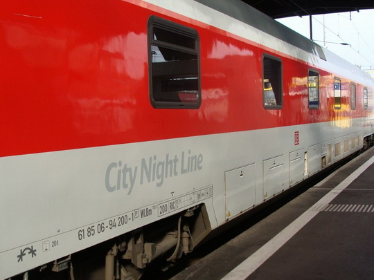 City Night Line 478 Komet z Hamburgu s nami dorazil až do Zürichu © Martin Kóňa