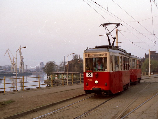 22.04.1996 - Sczecin Gl., Tram. N 204 + vl. 365 © Václav Vyskočil