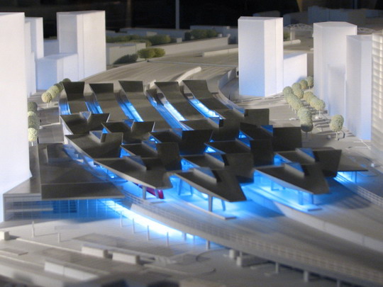 Model novej stanice Hauptbahnhof © štb