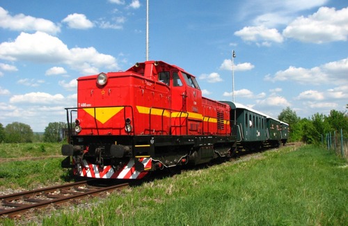 Historický vlak na bývalej železničnej trati zo Šiah do Maďarska, © Marek L. Guspan