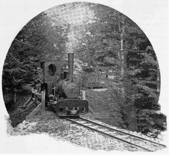 Nádherná scenéria z rákošsko- sirkskej banskej železnice (Eisele, 1907)