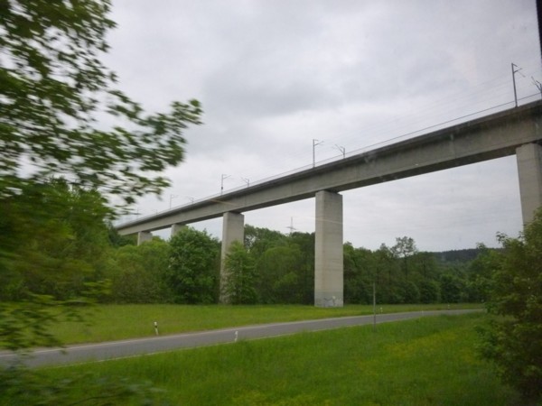 Viadukt Flöhatalbrücke na novém úseku tratě © Marek Vojáček