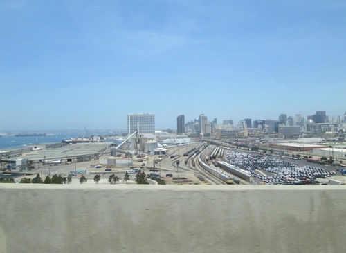 20.6.2015 - San Diego, CA- pohľad z mosta Coronado na prístav © Juraj Földes