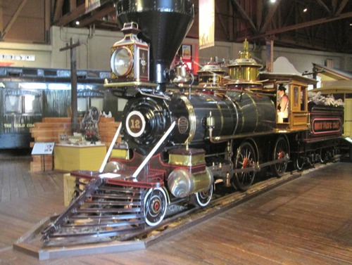 7.7.2015- Sacramento, CA- železničné múzeum- úzkorozchodná Sonoma, 4-4-0, North Pacific Coast #12 ©Juraj Földes