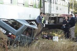 Nehoda rýchliku 720 na priecestí v Kunoviciach