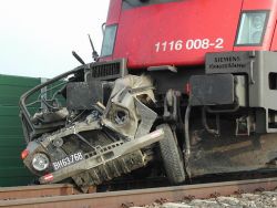 Nehoda rakúskej 1116-ky na trati medzi Bratislavou a Kittsee