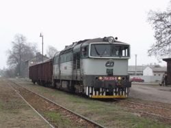 Zimní projížďka trati Kojetín - Tovačov