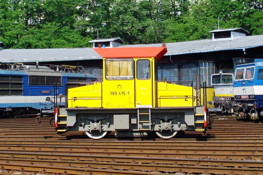 Elektrické lokomotivy na našich kolejích: řada 199