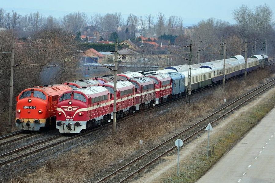 Maďarský železniční Silvestr