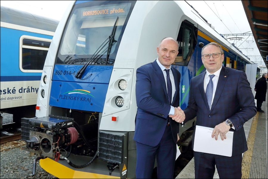 Plzeňský kraj zajistil nové vlaky na trati Beroun - Klatovy