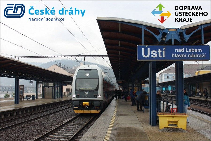 České dráhy zajistí v Ústeckém kraji 80 procent regionální dopravy