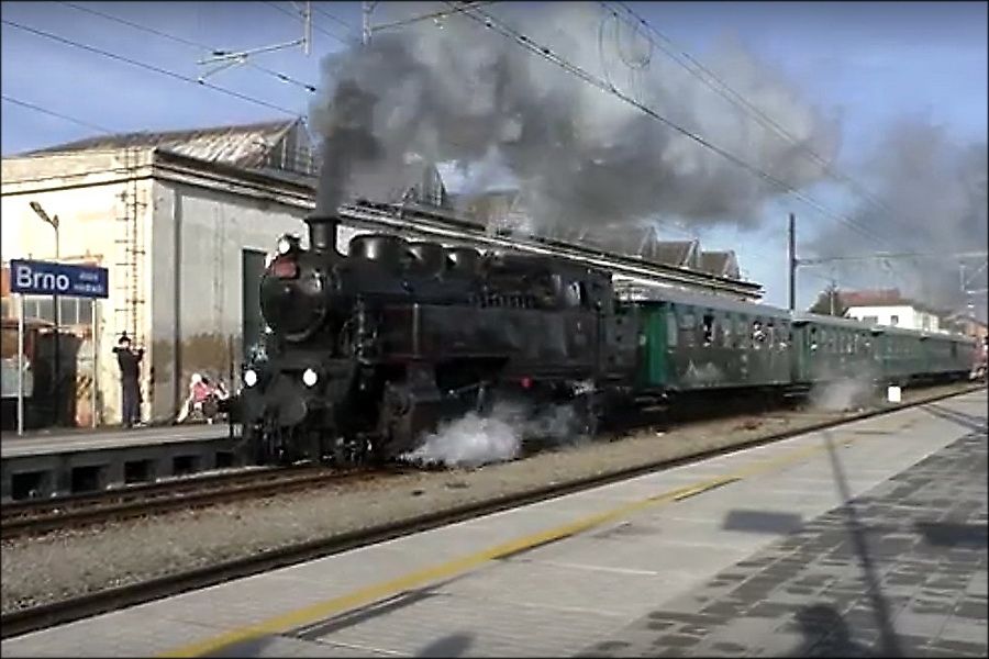Do Židlochovic přijel po 40 letech první osobní vlak