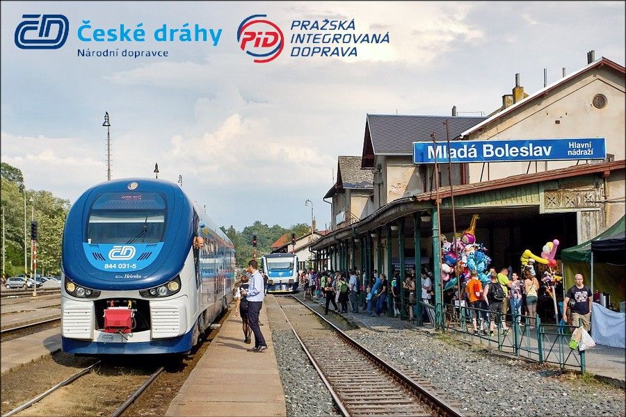 České dráhy v roce 2020 na kolejích Prahy a Středočeského kraje