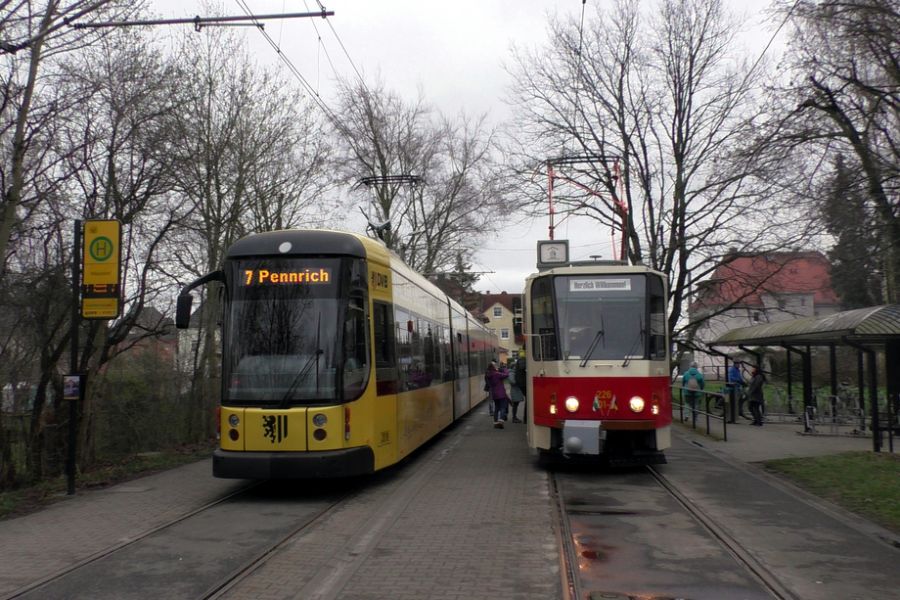 Otevření tramvajového muzea v Drážďanech 1. - 2. 4. 2023