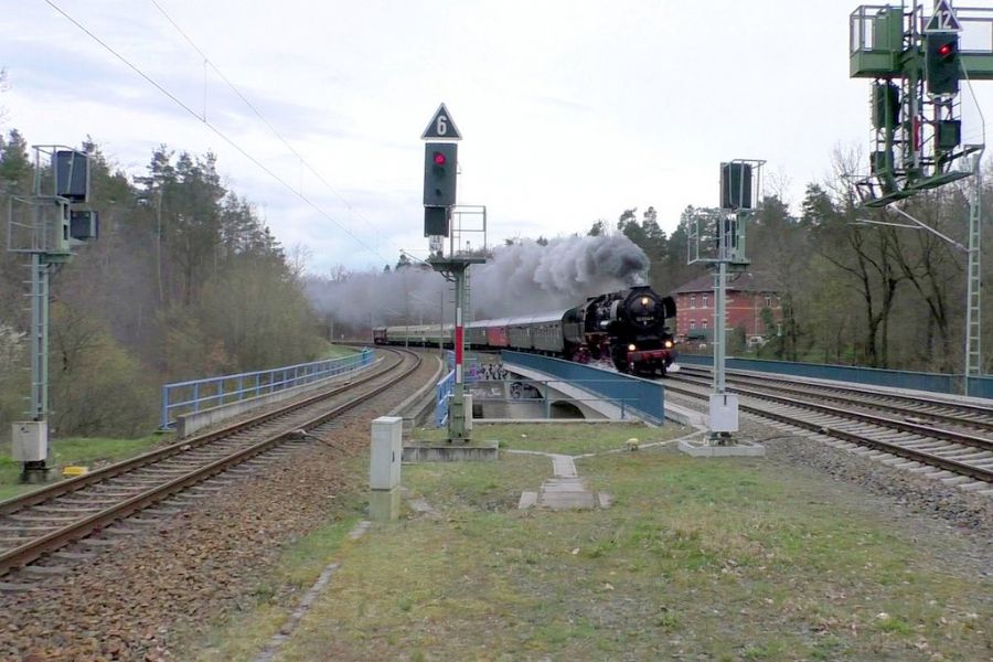 Setkání parních lokomotiv v Drážďanech
