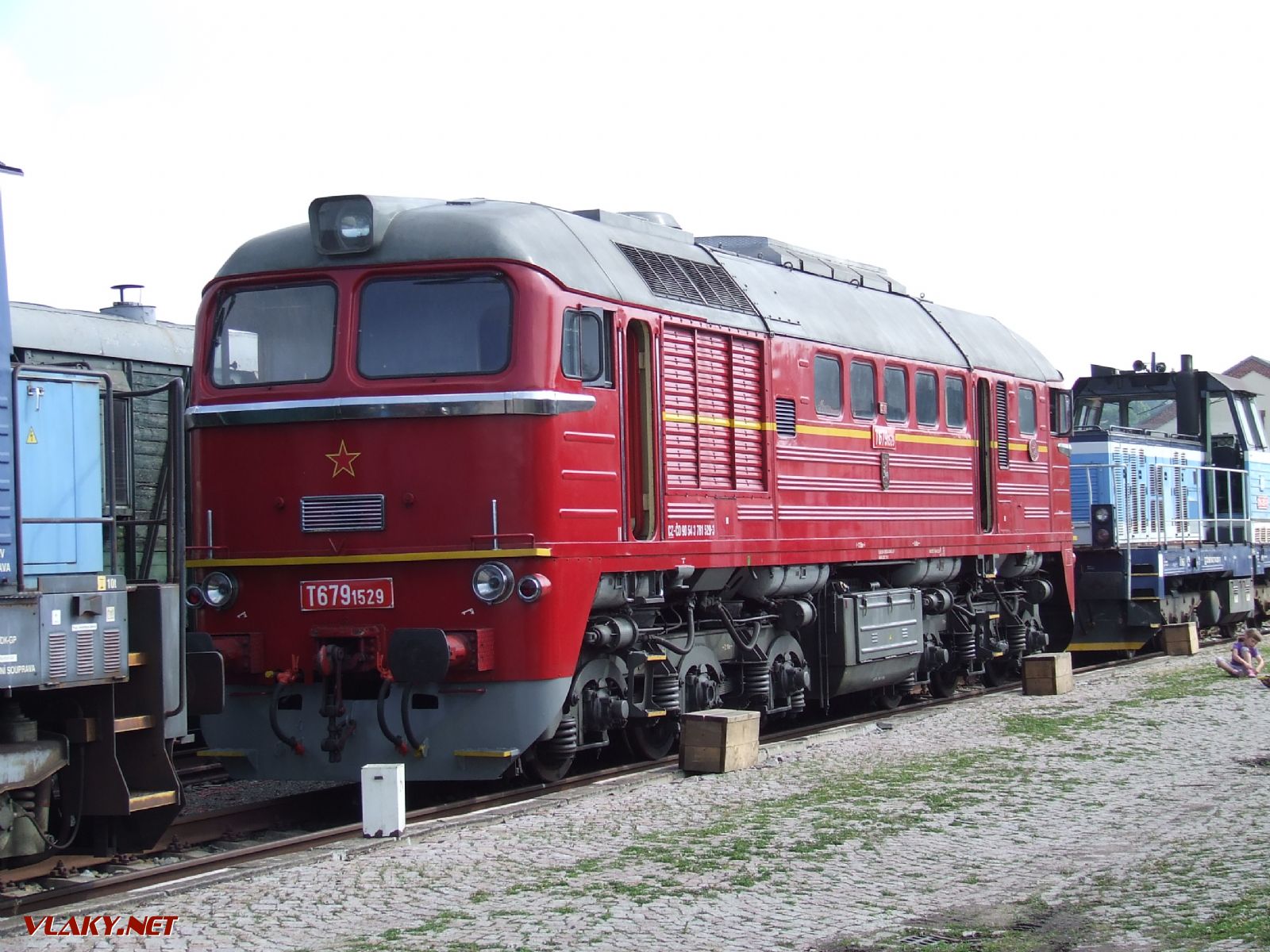 Výstava lokomotiv v Chocni