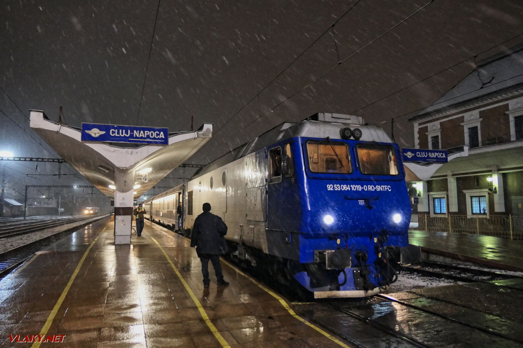 IR 404 Dacia - Corvin na stanici Kluž