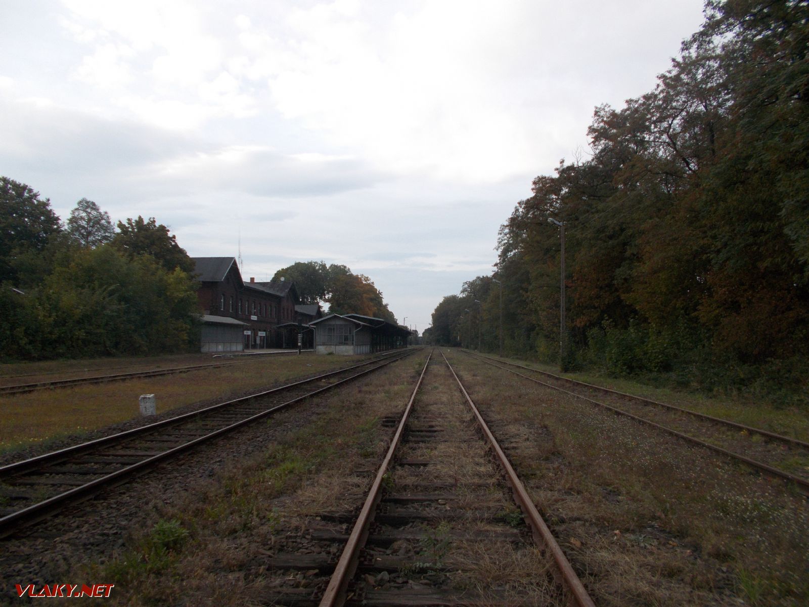 Železnica v meste Głuchołazy I (PL)