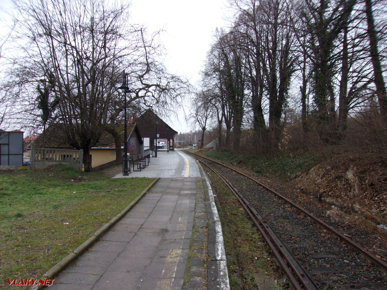 Železnica v meste Głuchołazy II (PL)