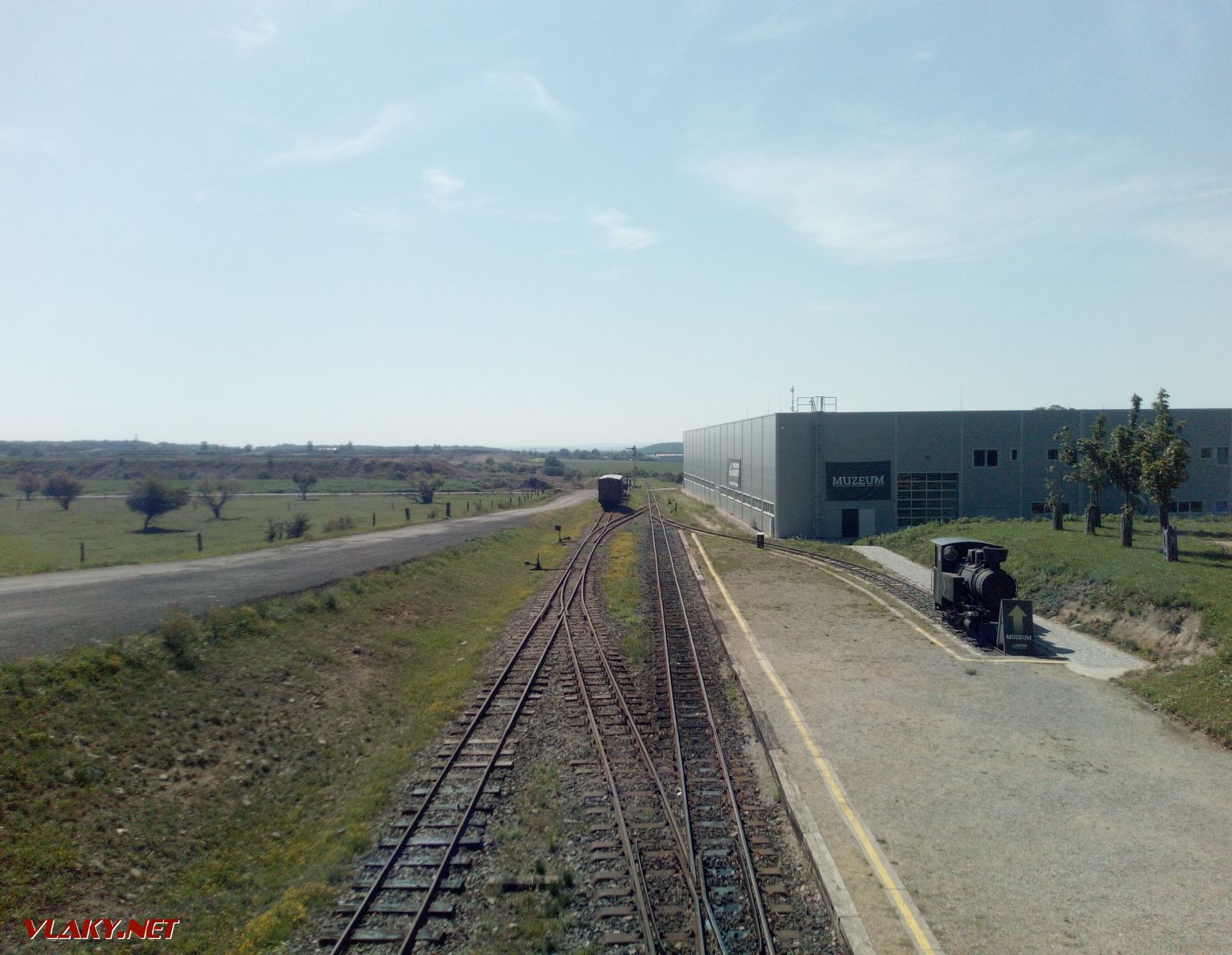 Úzkorozchodná železnička Tankodrom Milovice