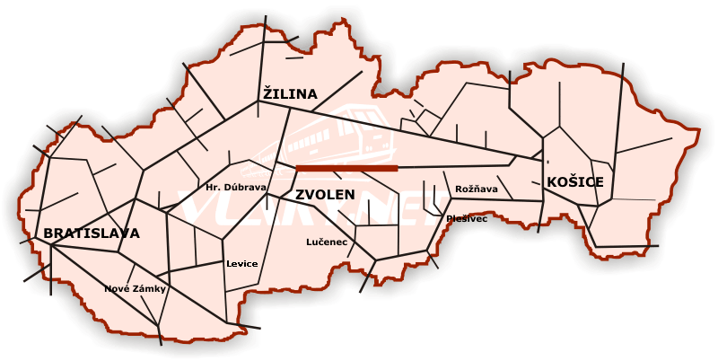 ŽSR 172: Banská Bystrica - Červená Skala